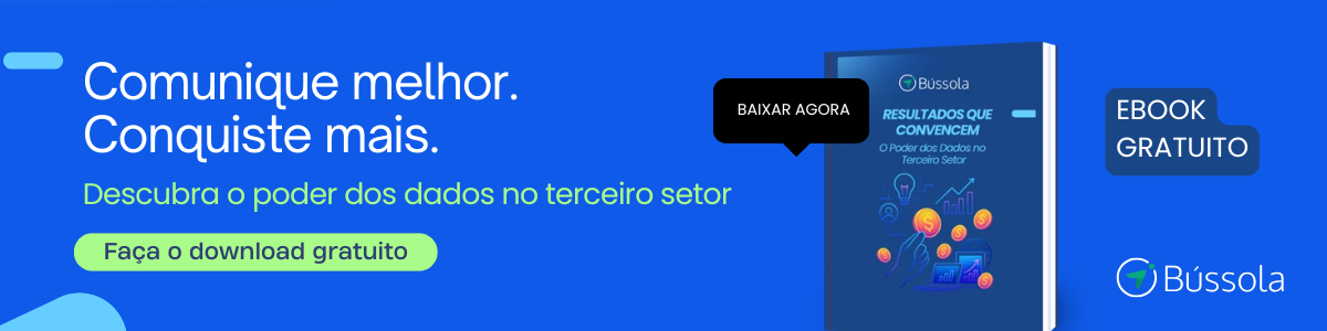 Banner de ebook sobre o método Bússola Social