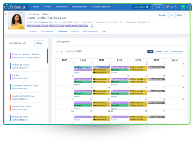 Interface de Gestão de Oficinas