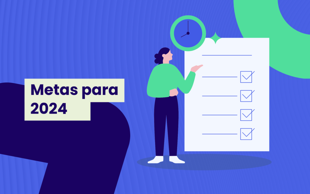 Banner sobre planejamento de metas para uma ONG em 2025