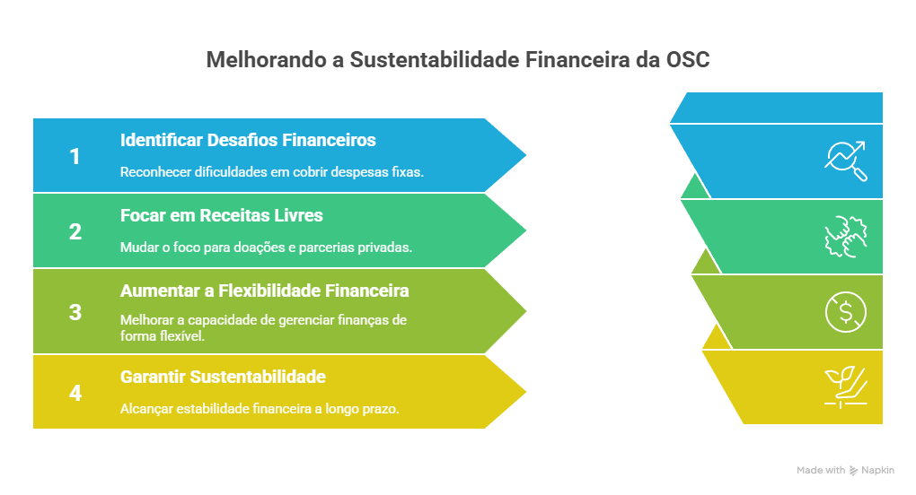 Melhorando a sustentabilidade financeira da OSC